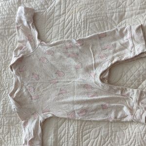 Baby girl pink bunny jumpsuit